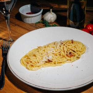 SPAGHETTI CARBONARA  ROMANA