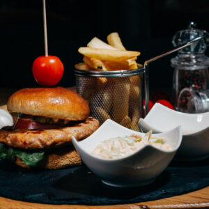The superb chicken burger