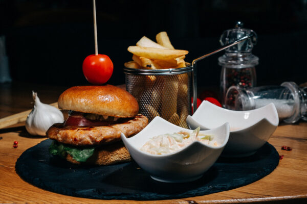 The superb chicken burger